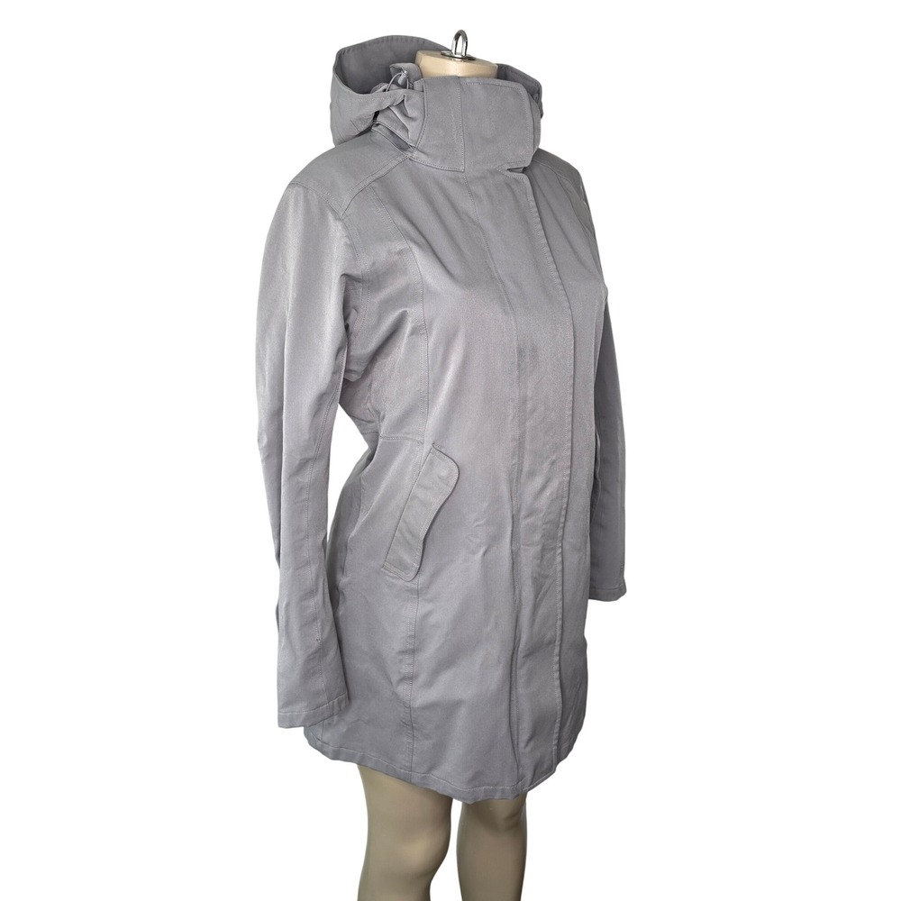 Patagonia Parka Womens M Gray Vosque 3-in-1 Shell Hooded Rain Jacket Coat
